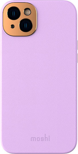 Moshi Napa Slim Back Cover Piele artificială Lavender Purple (iPhone 14 Plus)