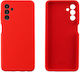 Idol 1991 Velvet Elite 4 Side Camera Guard Back Cover Silicone Red (Galaxy A13 5G)