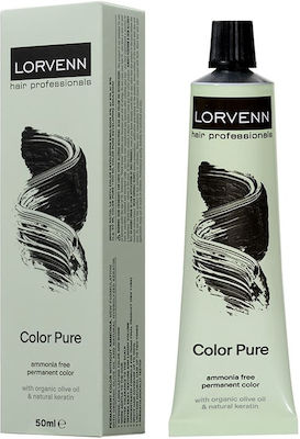 Lorvenn Color Pure Vopsea de Păr fără amoniac 0/1 Mixtone Graphite 50ml