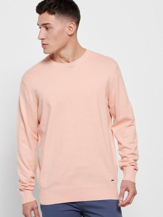 Funky Buddha Herren Langarm-Pullover Peach