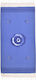 Inart Πετσέτα Θαλάσσης με Κρόσσια Μπλε 180x90εκ.