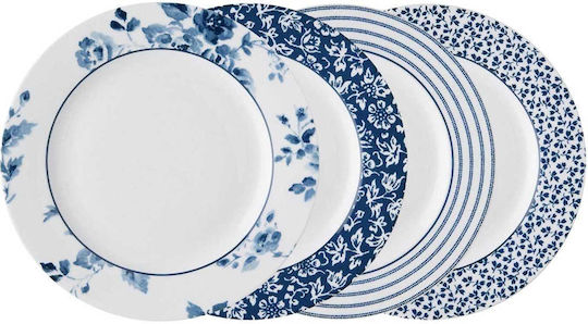 Laura Ashley Blueprint Чиния Пустинята от Порцелан Син 4бр
