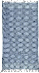 Inart Strandtuch Pareo Baumwolle Blau Inart Strandtuch Pareo Baumwolle Blau