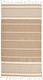 Inart Ble Beach Towel Pareo Beige with Fringes ...