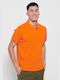 Funky Buddha Ανδρικό T-shirt Polo Sunset Orange