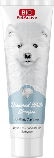 Bio Petactive Diamond White Șampon pentru câini pentru părul alb 250ml BP253
