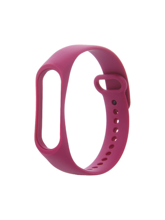 TelForceOne Armband Silikon mit Pin Raspberry (Xiaomi Mi Band 3, Xiaomi Mi Band 4)