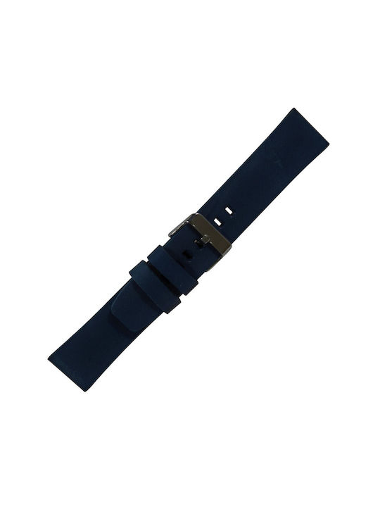 Tzevelion Gummi-Armband Marineblau 22mm