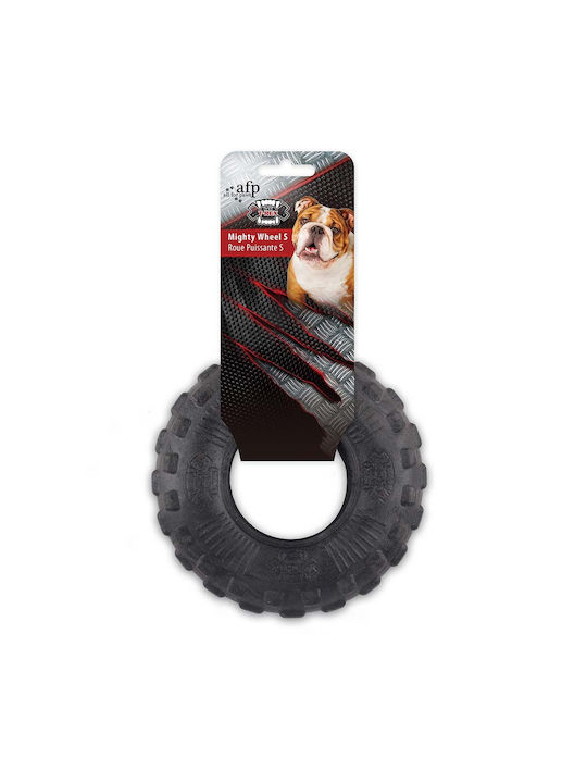 All For Paws Mighty Wheel Spielzeug Hund aus Gummi Klein 9.5εκ. Gray 1Stück