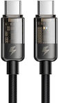 Mcdodo CA-2840 Braided USB 2.0 Cable USB-C male - USB-C male 100W Μαύρο 1.8m