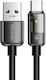 Mcdodo CA-3150 Braided USB 2.0 Cable USB-C male - USB-A 66W Μαύρο 1.2m CA-3150