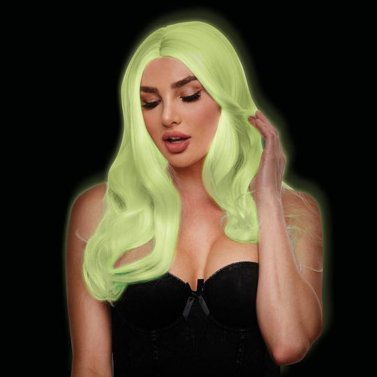 Pleasure Wigs Jessie Парик Бял Блясък В Тъмното