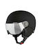 Alpina Arber Hi Eps & Visor Q-Lite Κράνος για Σκι & Snowboard Black Matt