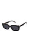 Oscar & Frank Suria Unisex Sunglasses with Plastic Frame Gloss Black
