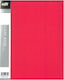 Groovy Clipboard Flexible with 10 plastic sleeves Slides for Paper A4 Red 1pcs