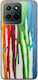 iNOS Art Theme Umschlag Rückseite Silikon 0.3mm Vertical Watercolor (Ehre X8)
