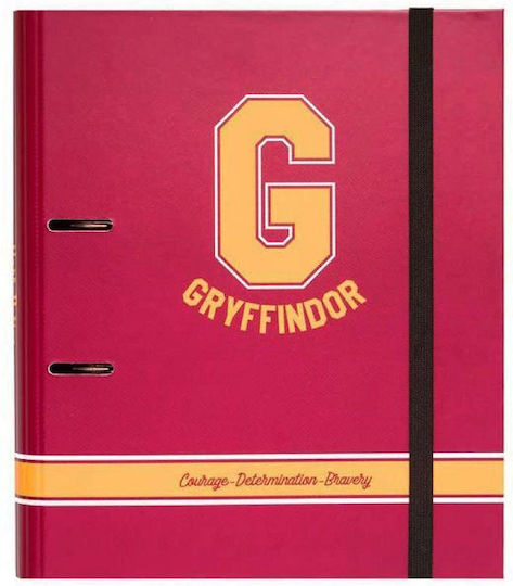 Grupo Erik Ντοσιέ με 2 Κρίκους για Χαρτί A4 Κόκκινο Gryffindor