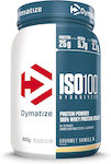 Dymatize ISO 100 Hydrolyzed Πρωτεΐνη Ορού Γάλακτος Χωρίς Γλουτένη με Γεύση Gourmet Vanilla 932gr