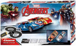 Carrera Marvel Avengers Pistă 1:43 pentru 4++ Ani