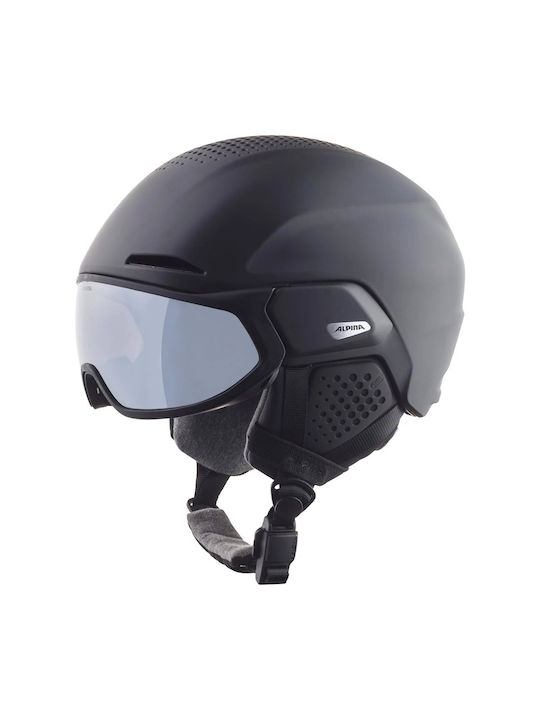 Alpina Alto Ski & Snowboard Helm in Schwarz Farbe