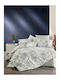 Mc Decor Duvet Cover Set Cotton Single with Pillowcase 160x240 Melody Bird Green