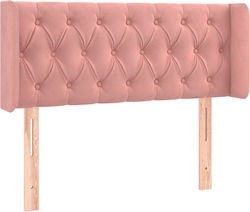 vidaXL Fabric Bed Headboard Pink 103x88cm