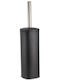 Vesta 03102 Metallic Toilet Brush Black