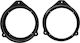 Ice Βάσεις Ηχείων Μπροστινές και Πίσω για Audi A3 / A4 Saab 9-3 Seat Exeo 2τμχ