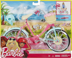 Barbie Bicycle with Helmet & Basket with Flowers για 3+ Ετών Barbie Bicycle with Helmet & Basket with Flowers για 3+ Ετών