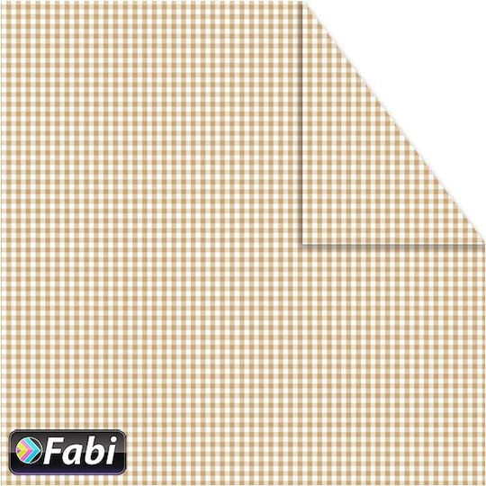 Fabi Gestreiftes Beidseitiges Karton 50x70cm Grün