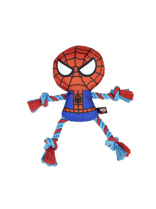 Spiderman Dog Toy Rope Red