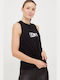 DKNY Women's Blouse Cotton Sleeveless Black