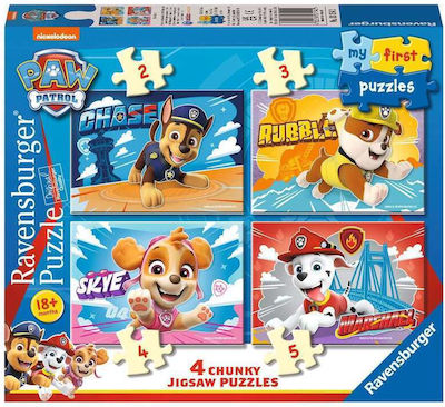 Kids Puzzle Paw Patrol for 1.5++ Years 14pcs Ravensburger