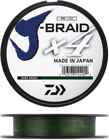 Daiwa J Braid X4 Fishing Filament 270m / 0.17mm