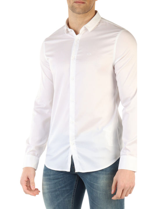 Armani Exchange Long-sleeved Shirt White