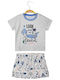Energiers Kids' Pajamas Summer Gray 31-223499-9