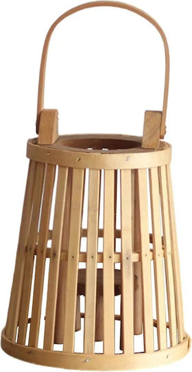Etoile Φαναράκι Bamboo Επιδαπέδιο Μπεζ 19x42x25εκ.
