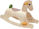 Plan Toys Ξύλινο Κουνιστό Παιχνίδι Αλογάκι για 24+ μηνών Μπεζ