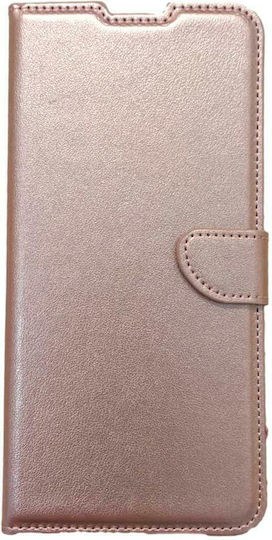 Leewello Wallet Δερματίνης Ροζ Χρυσό (Redmi Note 10 Pro)