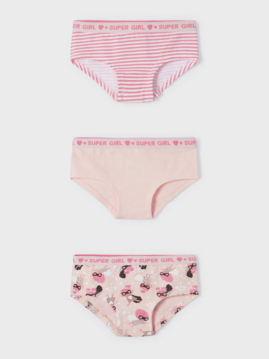 Mayoral Kids' Set with Briefs Pink 3pcs