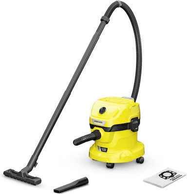 Karcher WD 2-18 Σκούπα Υγρών / Στερεών 225W με Κάδο 12lt