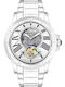 Thomas Earnshaw Ceas Barbati 42mm Automat cu Brățară din Metal Argintie