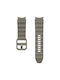 Samsung Rugged Sport Silicone Λουράκι Σιλικόνης Γκρι (Galaxy Watch4/5/6/7/FE/4 Classic/6 Classic/5 Pro)