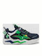 Pterodattilo Kids Sneakers with Scratch & Lights Navy Blue