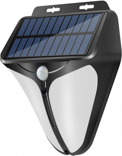 Spot Light Επιτοίχιο Ηλιακό Φωτιστικό 2W Θερμό Λευκό 3000K με Αισθητήρα Κίνησης και Φωτοκύτταρο IP65 10.8x12.8εκ.