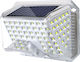 Spot Light Wandmontiert Solarleuchte 2W Warmes Weiß 3000K mit Bewegungssensor und Fotokontakt IP65 143cmx100cmcm