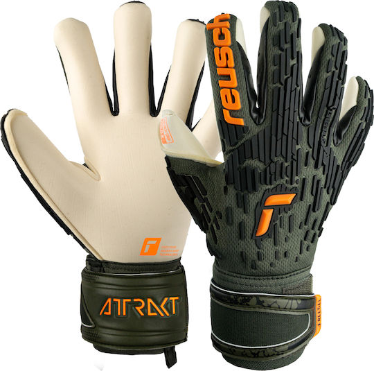 Reusch Attrakt Freegel Gold X Голмански ръкавици за Възрастни Зелени