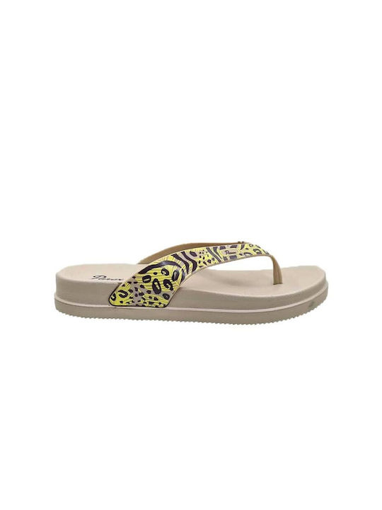 Parex Frauen Flip Flops in Gelb Farbe