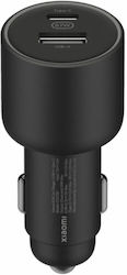 Xiaomi Car Charger Black with Ports: 1xUSB 1xType-C