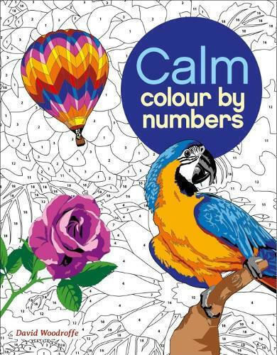 Arcturus Colouring Book with Numbers Calm Colour by Numbers